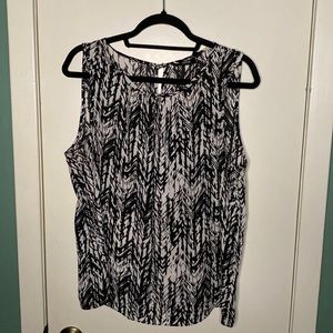 Black & White Printed Tank